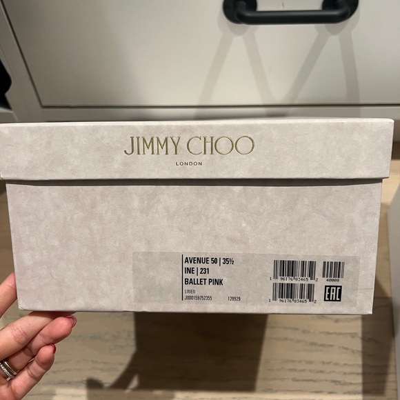 Jimmy Choo tan linen mules size 35.5 - Picture 4 of 4